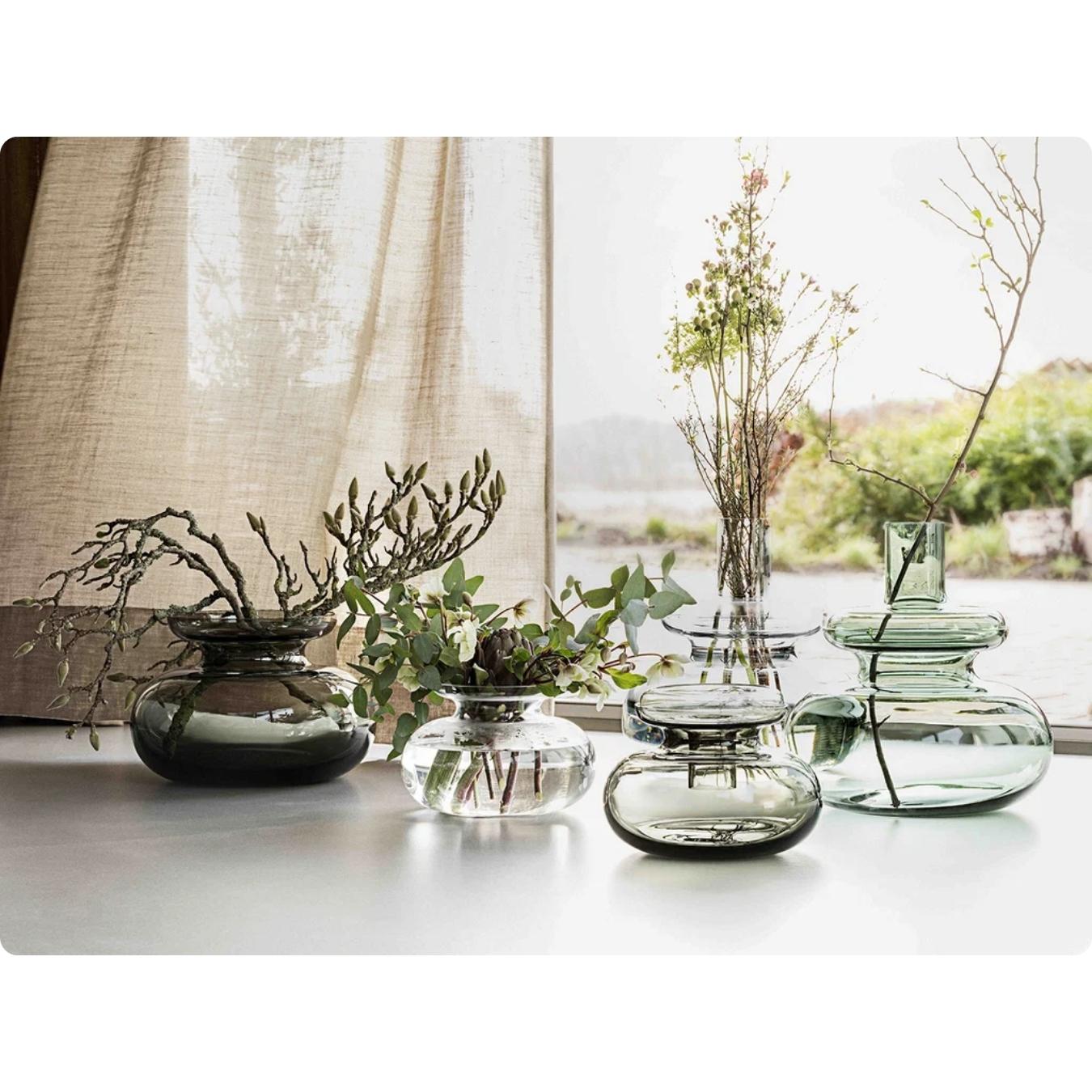 Zone Vase 23 x 25 cm i moss green, Inu